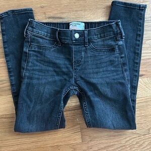 Abercrombie kids midrise pull on jean leggings 7/8